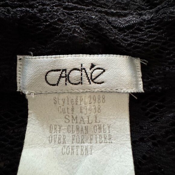 Cache Black Sexy Lace Top - Picture 8 of 8